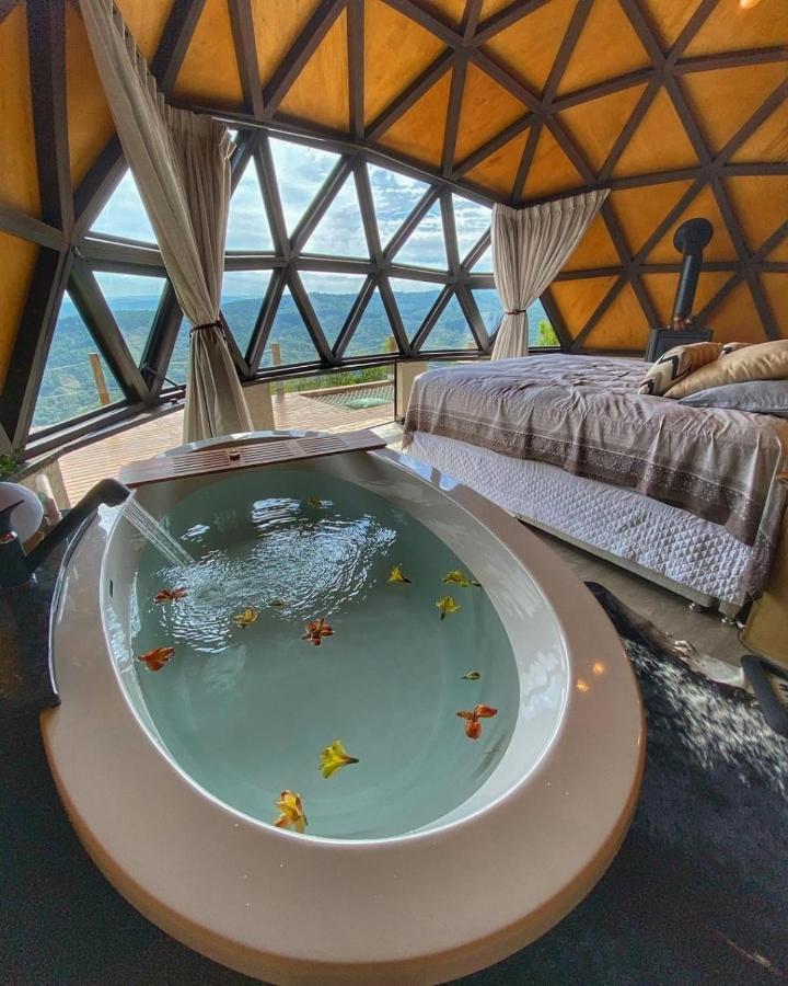 The Space - Welcome To The Sky - Domo Geodesico Villa Alfredo Wagner Esterno foto