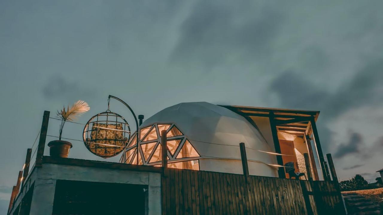 The Space - Welcome To The Sky - Domo Geodesico Villa Alfredo Wagner Esterno foto